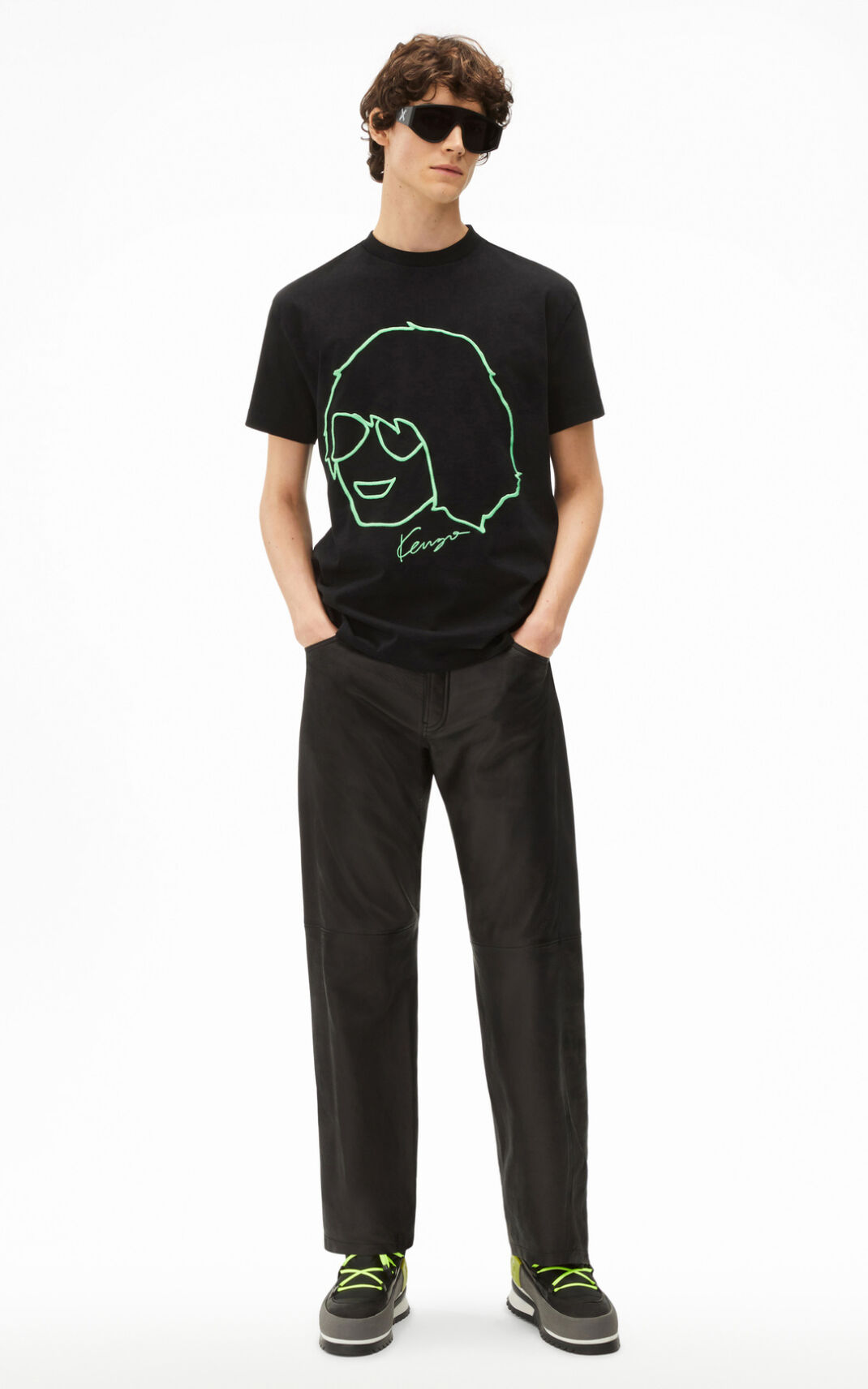 T Shirt Kenzo Tribute Homme Noir | TAOJ-94058